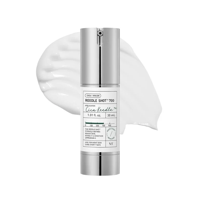 VT Cosmetics 700 Micro-needle Essence (Moisturizing, Brightening, Pore Management, First Aid) (30-Day Use) XNUMXml for Acne Treatment and Pore Tightening