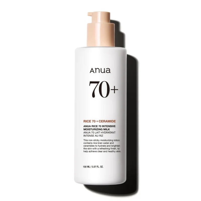 [Self-operated] South Korea Anua Anyu An rice 70 high moisturizing lotion 150ml hydrating moisturizing 0 irritation sensitive skin can be used
