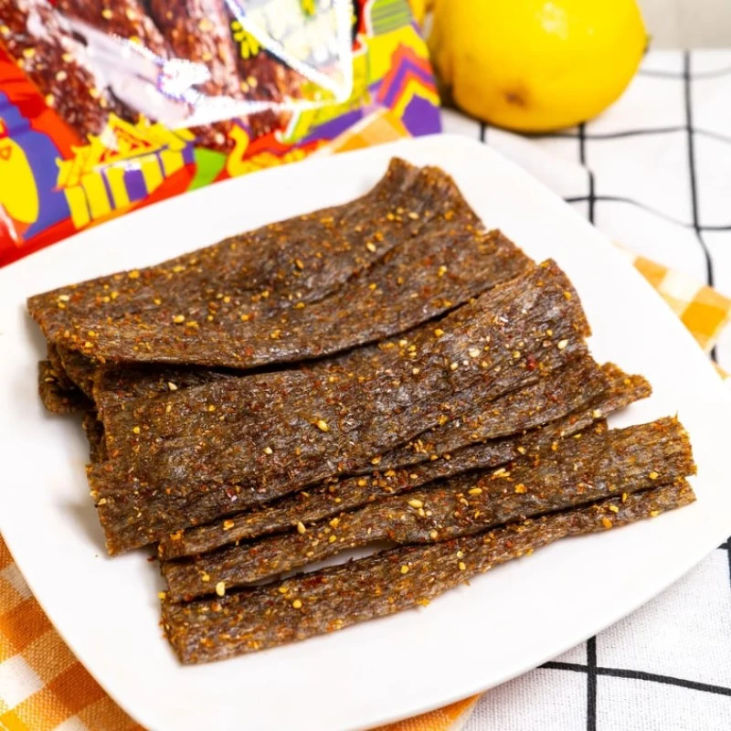 [Self-operated] China Fantianwa Thai lemongrass spicy strips refreshing lemon flavor 98g spicy strips spicy slices childhood classic snacks