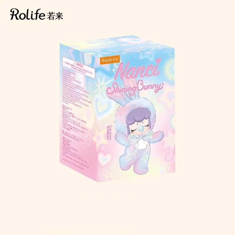 [Self-operated] China Rolife Nanci Flash Plush Bunny Blind Box 1 box randomly shipped