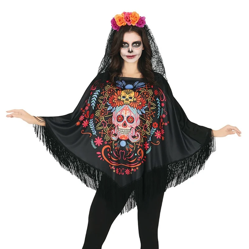 Catrina-Todesponcho für Damen