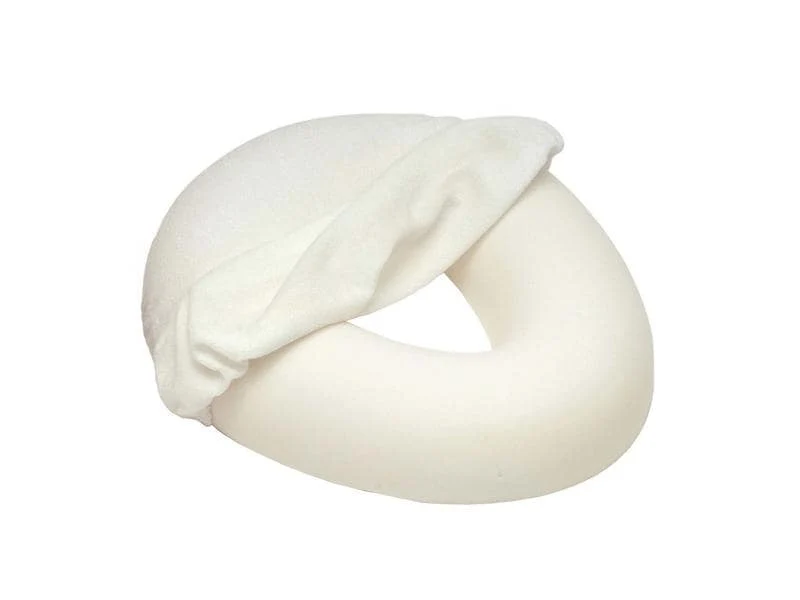 SISSEL Sit Ring oval, weiss, mit Frottee-Bezug, Ø 45 cm