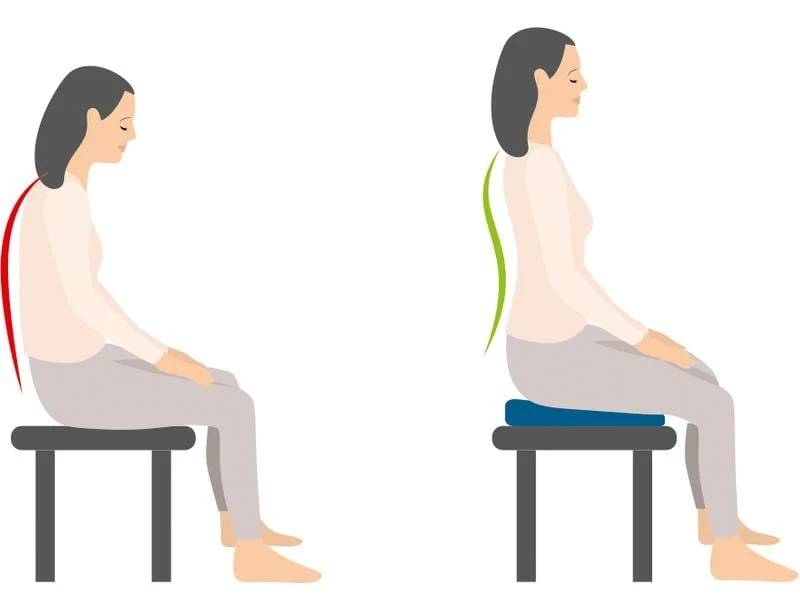 SISSEL Keilkissen Sit Special 2 in 1, dunkelgrau, 43 × 40 cm