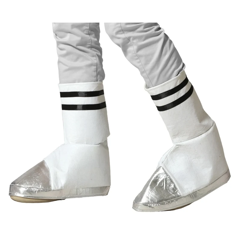 Weiße Astronautenstiefel
