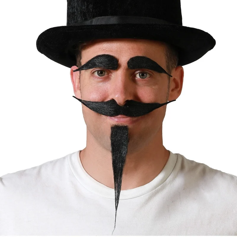 Schwarzes Haar-Set