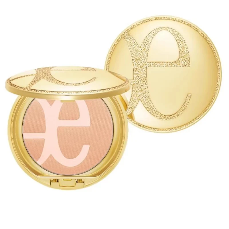 Elegance Velvet Two-Tone Pressed Powder 8.5g #NA201 SPF20 PA+++ - Natural, long-lasting, and long-lasting.