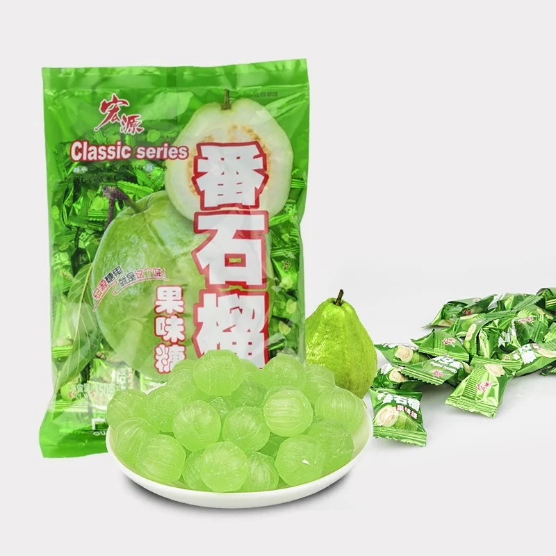 [Self-operated] China Hongyuan Guava Sandwich Candy 350g Fruit Candy Hard Candy Wedding Candy Snacks