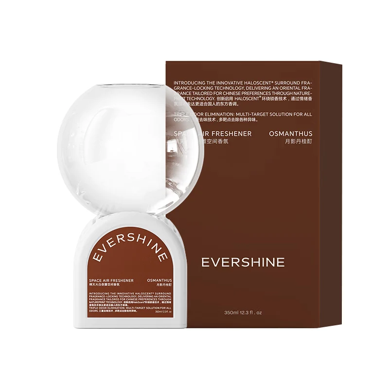 [Self-operated] China EVERSHINE Sunny Day White Inverted Fragrance Energy Fragrance Moon Shadow Osmanthus Tincture 350ml Fireless Aromatherapy Indoor Fragrance Air Freshener Aromatherapy Toilet Deodorant Fragrance