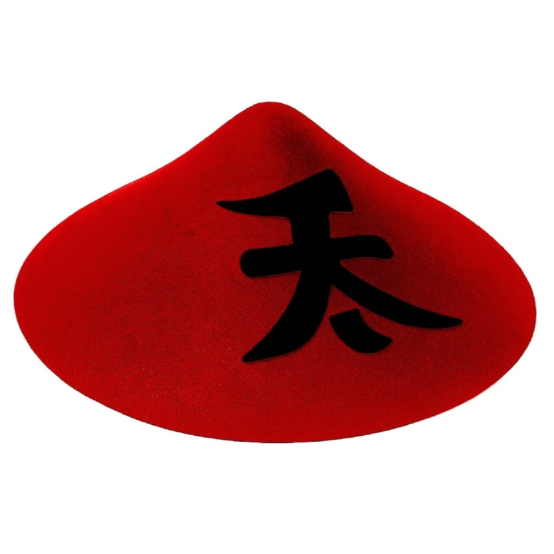 Traditionelle chinesische rote Mütze