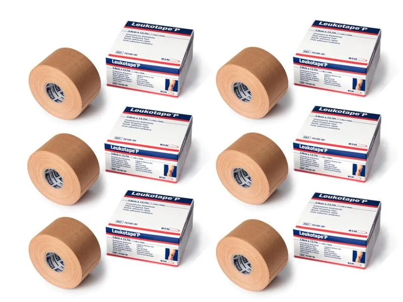 Leukotape P Tape, unelastisch, 3.8 cm x 13.7 m, 6 Rollen