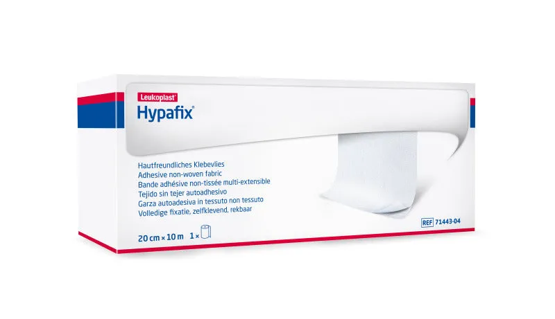 Leukoplast Hypafix hautfreundliches Klebevlies, weiss, 20 cm x 10 m, 1 Rolle