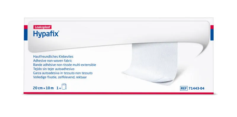 Leukoplast Hypafix hautfreundliches Klebevlies, weiss, 20 cm x 10 m, 1 Rolle