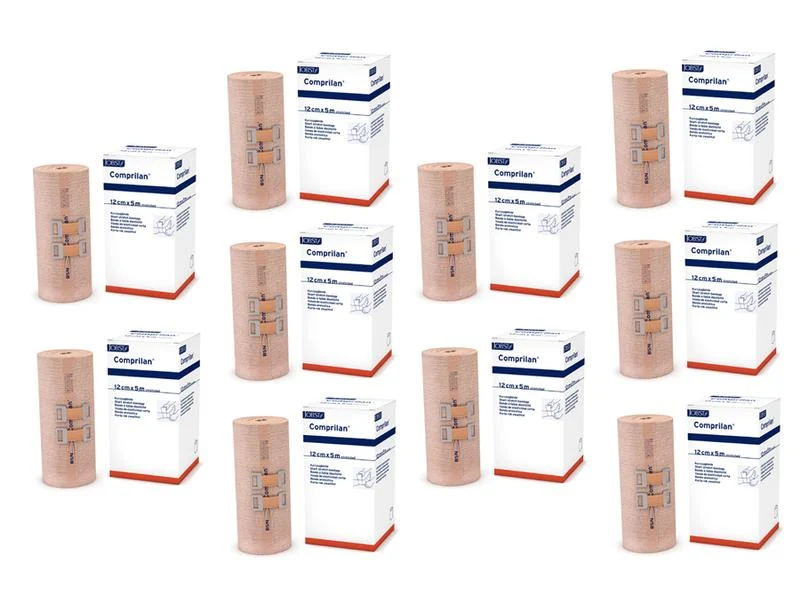 Jobst Comprilan Kurzzugbinde, 12 cm x 5 m, 10 Stück