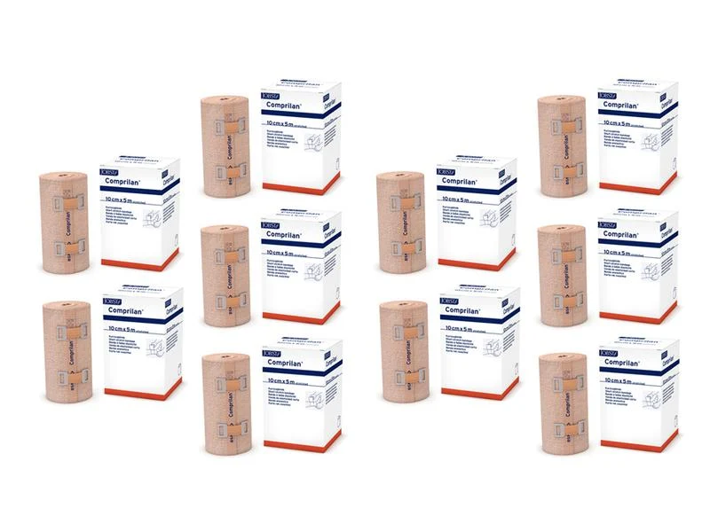 Jobst Comprilan Kurzzugbinde, 10 cm x 5 m, 10 Stück