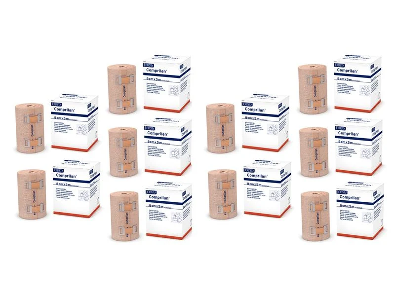 Jobst Comprilan Kurzzugbinde, 8 cm x 5 m, 10 Stück