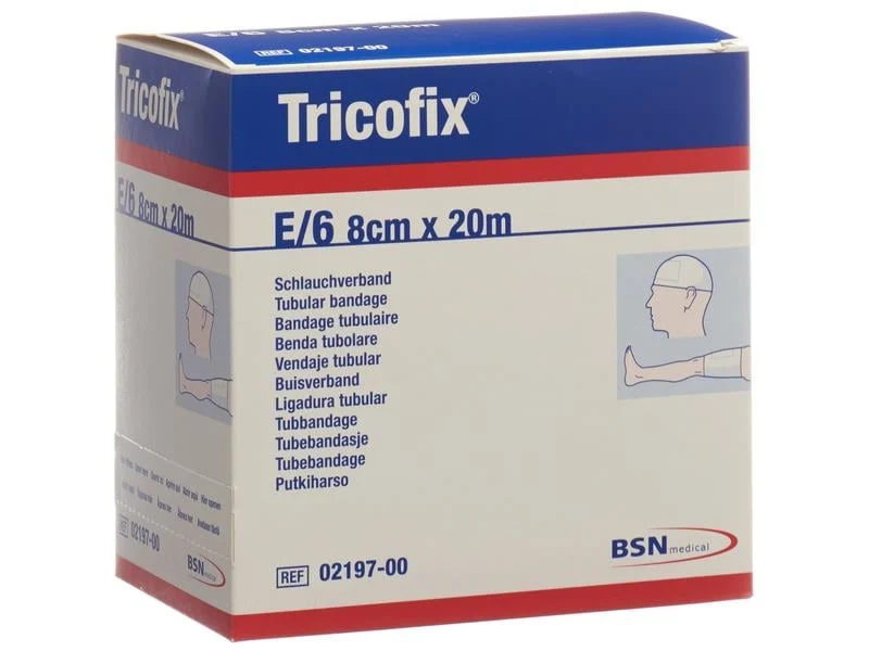 Tricofix Schlauchverband E/6, 8cm x 20m, 1 Stück