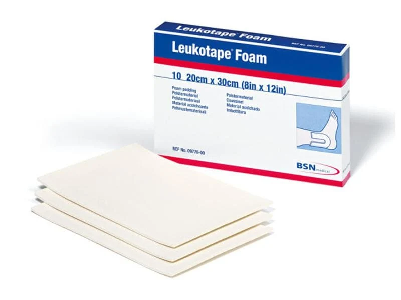 Leukotape Foam Schaumstoffplatte, 20 x 30 cm, 10 Stück