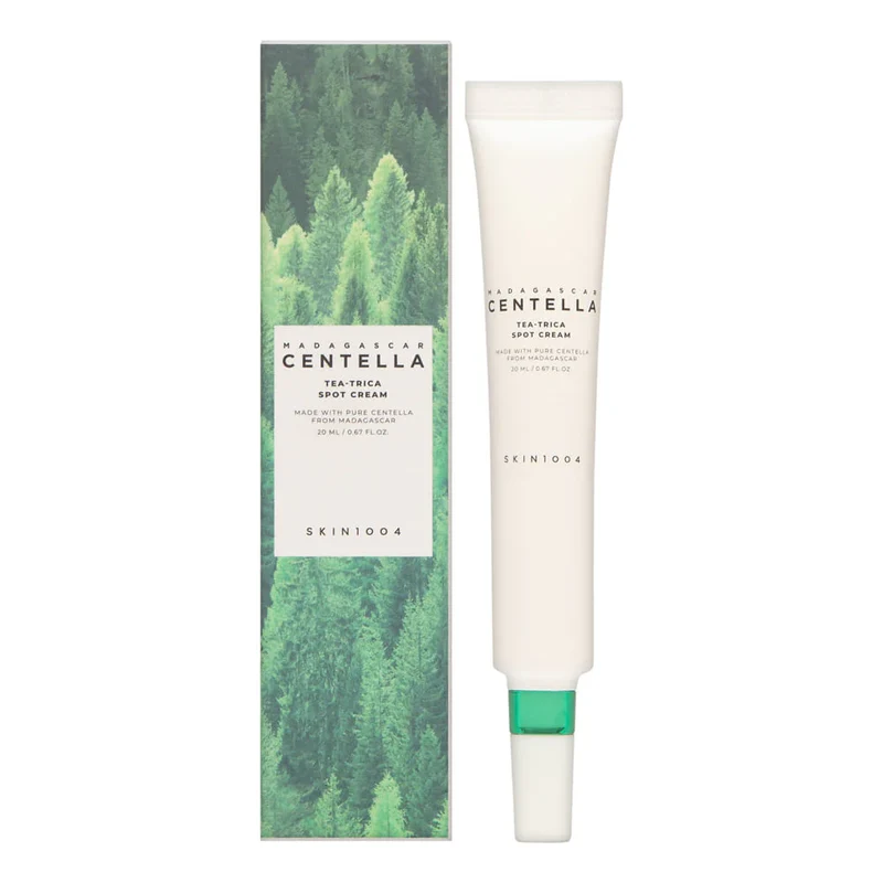 SKIN1004 La Roche-Posay Madagascar Centella Tea Tree Spot Cream 20ml Brightens, Firms, Replenishes, Moisturizes, Soothes, Repairs, Nourishes