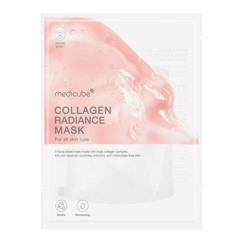 [Self-operated] Korean MEDICUBE Collagen Lifting Mask (1 sheet) lifts and firms to improve dullness and fine lines
