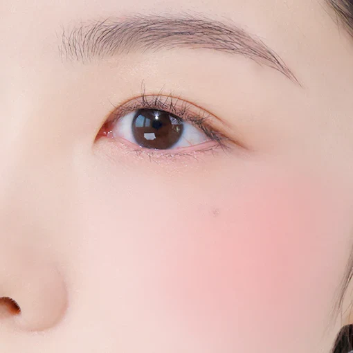 Korean Fwee Two-Tone Cream Blush #RD01 Follow me 7.2g - Long-lasting color, soft, matte texture, expands and contracts to enhance complexion, lasting color