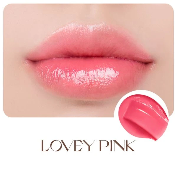 [Self-operated] Korean ROMAND Roumei Jelly Lipstick #02 Lovey Pink First Love Strawberry 3.5g Long-lasting Waterproof Non-fading Moisturizing Lipstick Lip Glaze Lip Oil