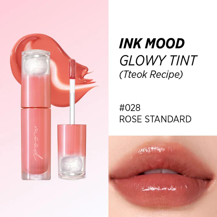 CLUB CLIO PERIPERA Ink Mood Lip Color (Nujiji Series) #28 Rose Standard Grapefruit Juice 4g Non-Fading Small Vessel Rock Sugar Moisturizing Lip Glaze
