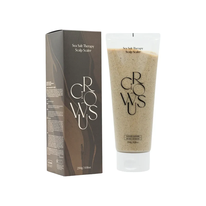 [Self-operated] Korea GROWUS Golos Sea Salt Scalp Scrub 250g Removes grease, dead skin, dandruff, itchy scalp, deep shampoo to prevent frizz