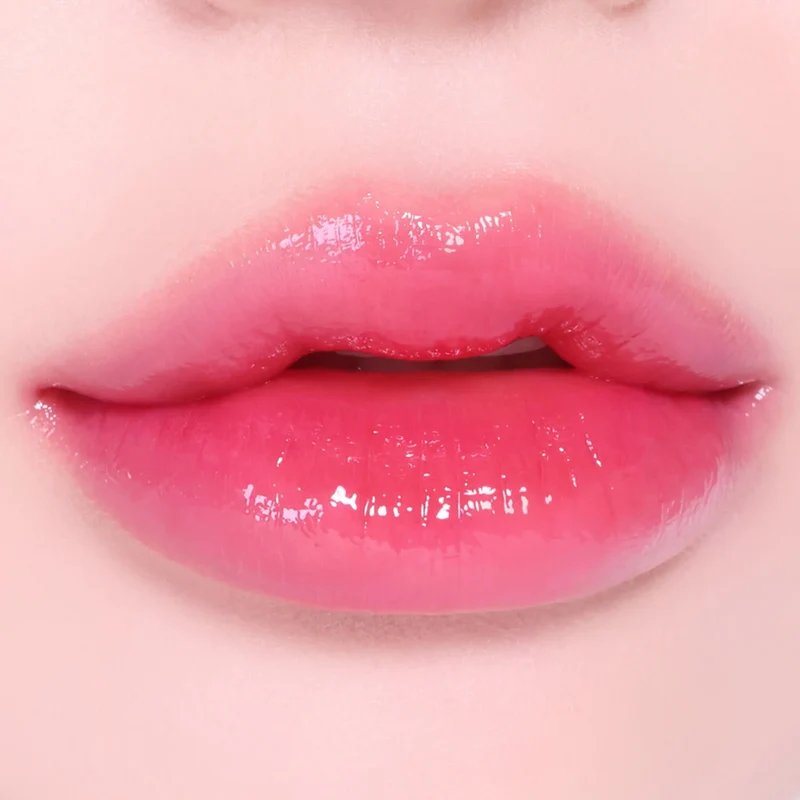 [Self-operated] Korean HINCE Huisi Crystal Clear Dew Lip Glaze #R005 Hibiscus Charming Hibiscus 4ml Moisturizing Lipstick Tinted Lip Glaze Lip Gloss