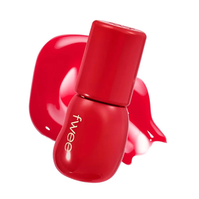 Fwee 3D Lip Gloss (Lustrous Lip) 5.3g #B04 Red Aengdu (70% Juice Color)