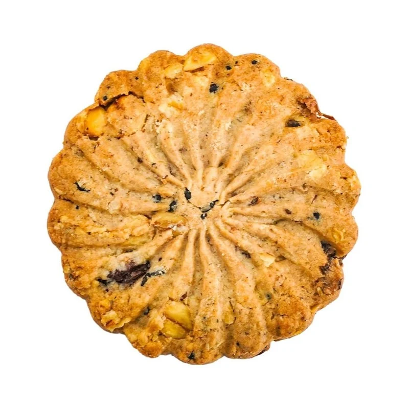 [Self-operated] Chinese Qilixiang Red Bean Barley Oatmeal Biscuits Crisp Biscuits 450g Meal Replacement Full Belly Whole Grain Cereal Oatmeal Biscuits 171 kcal per pack