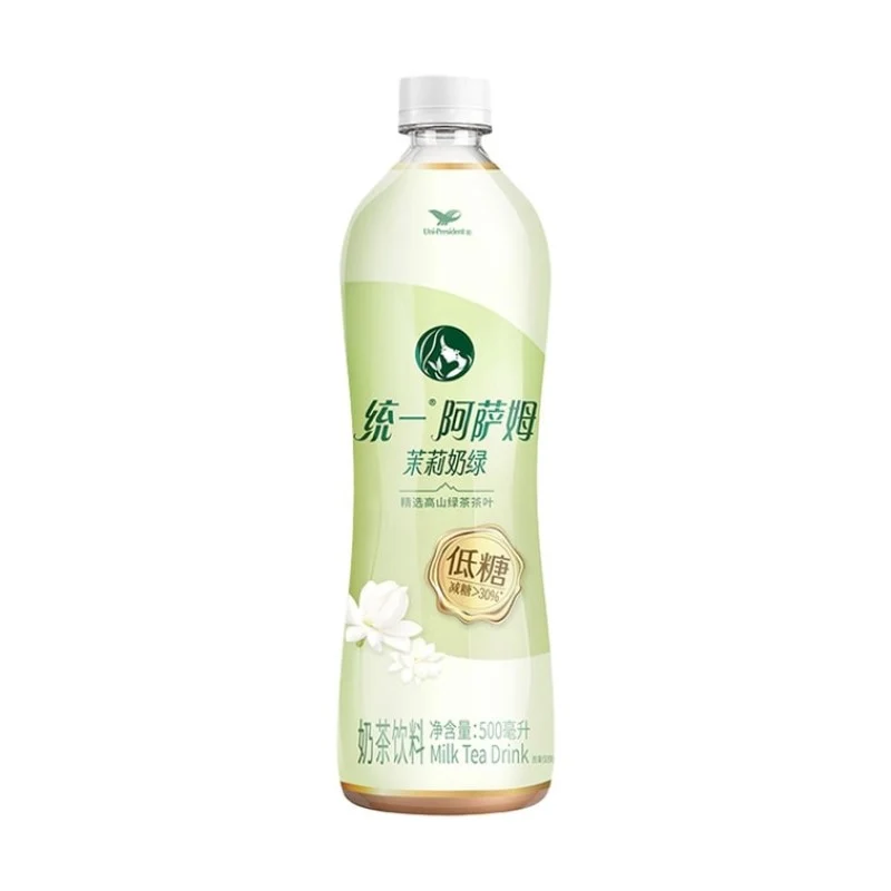 [Self-operated] Taiwan UNIF Assam Low Sugar Milk Tea Jasmine Milk Green 500ml Selected high mountain tea leaves with elegant floral fragrance