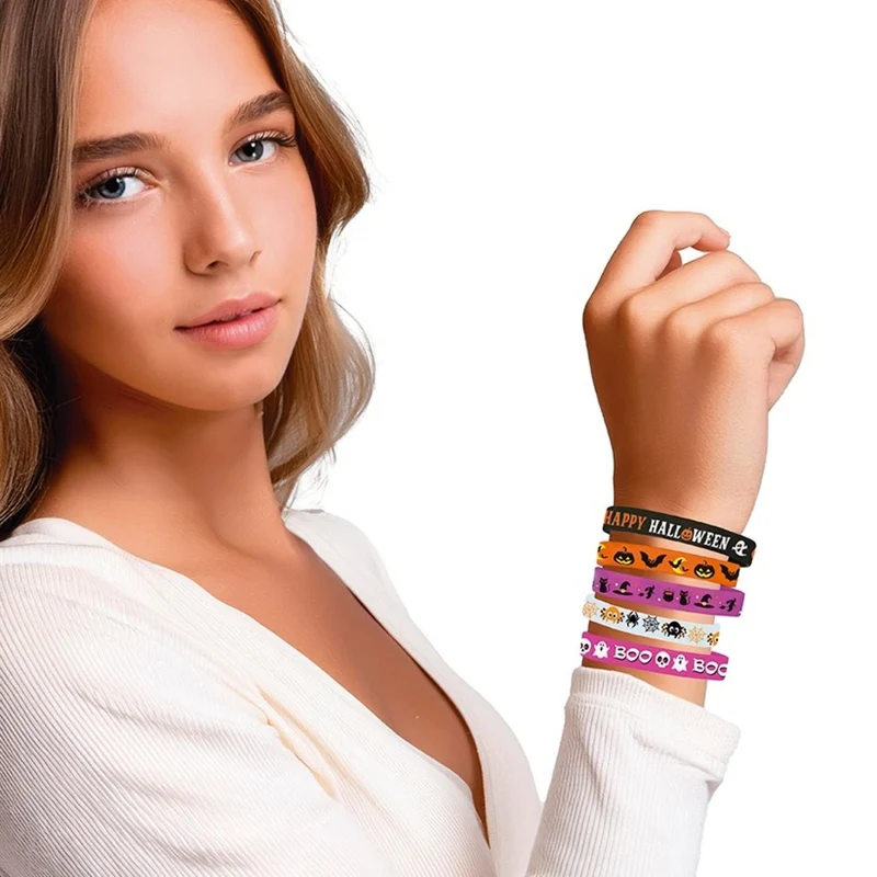 Pack mit 5 Halloween-Armbändern