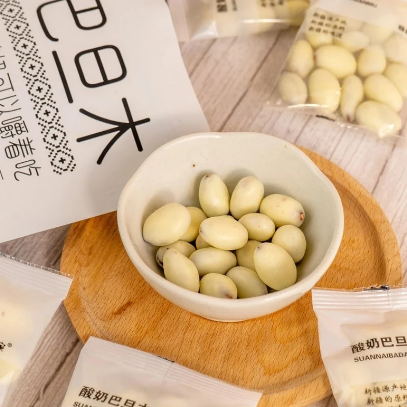 [Self-operated] Chinese herdsmen's yogurt almonds 500g nut milk bean snacks soft and sweet Xinjiang specialty snacks snacks leisure food