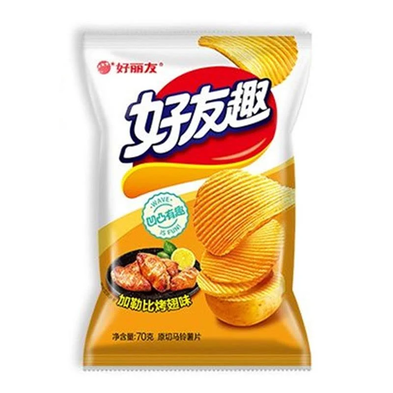 [Self-operated] ORION Korean Potato Chips Caribbean Roasted Chicken Wing Flavor 70g Casual Snack Puffed Food