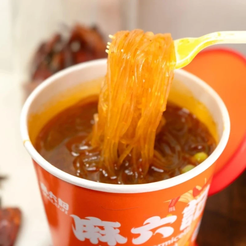 [Self-operated] China MALUJI Ma Liuji hot and sour noodles instant dry powder overseas version 165g instant ceiling bucket sweet potato noodles instant vermicelli