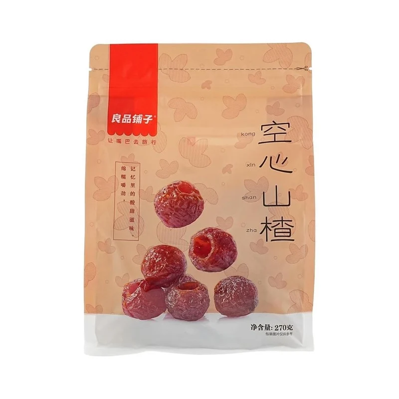 [Self-operated] China BESTORE Liangpinpu hollow hawthorn 270g hawthorn ball seedless hawthorn dried fruit candied fruit dried hawthorn snacks