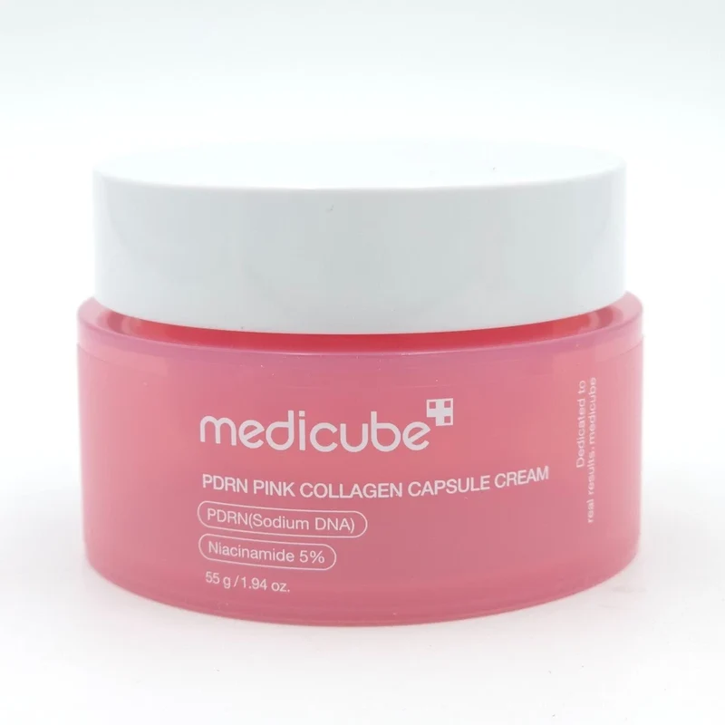 [Self-operated] Korean MEDICUBE PDRN 5% Niacinamide Pink Capsule Cream 55g Improves Dull Skin Brightening Cream