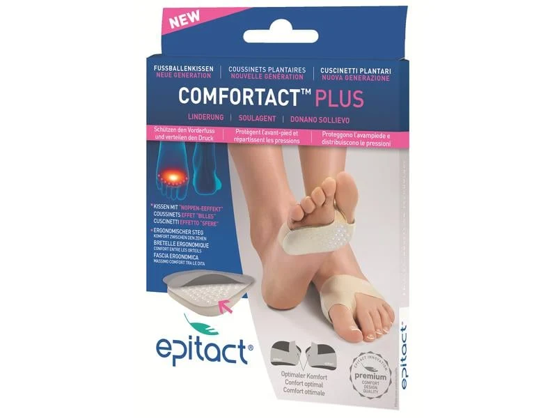 Epitact Fussballenkissen Comfortact Plus, Grösse L (42 - 45), 1 Paar