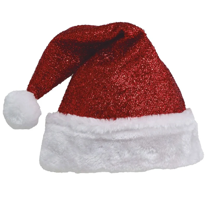 Glänzende Weihnachtsmütze