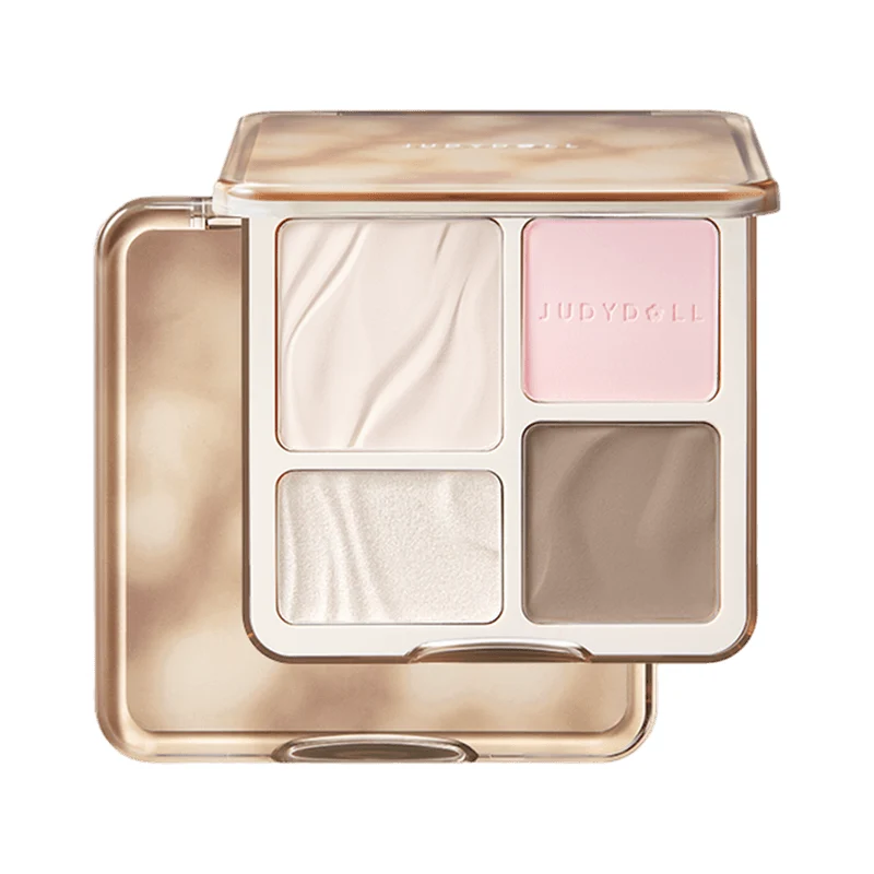 [Self-operated] China Judydoll Judydoll Highlight Contouring Comprehensive Palette for Warm Skin #04 Shadow Palette 9g Three-dimensional Nose Shadow Shadow Face Contouring Facial Powder Matte Brightening Facial Blush