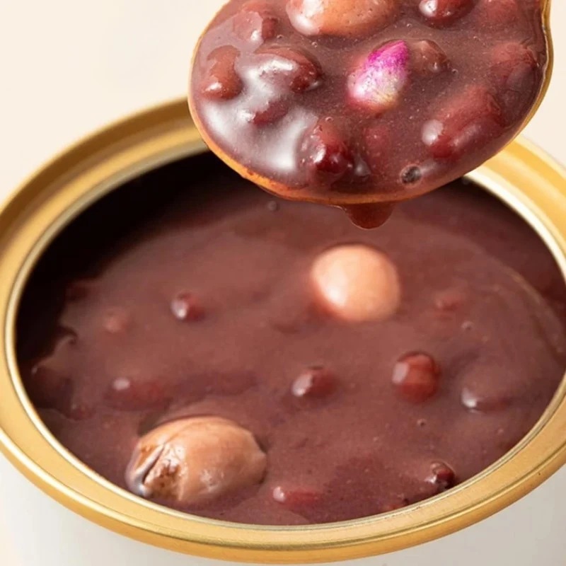 [Self-operated] China NetEase Yanxuan Double Rose Red Bean Paste 180g Open lid ready-to-eat red bean porridge instant porridge