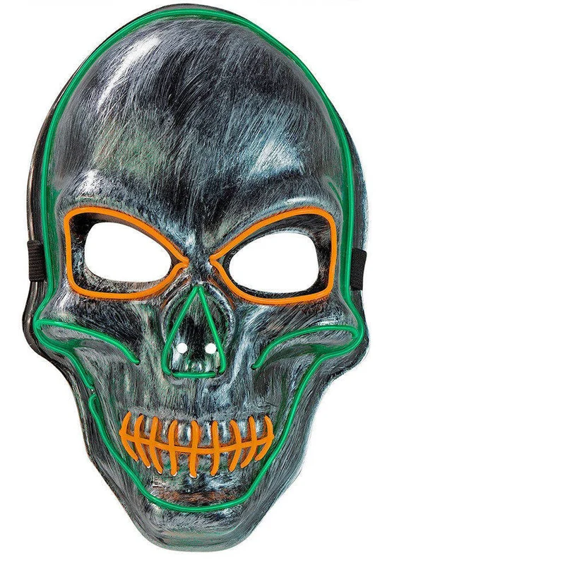 LED Totenkopfmaske
