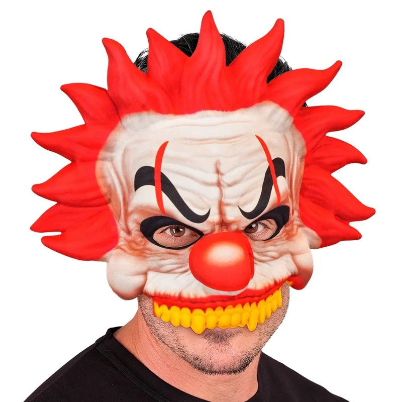 Clown-Halbmaske Burger