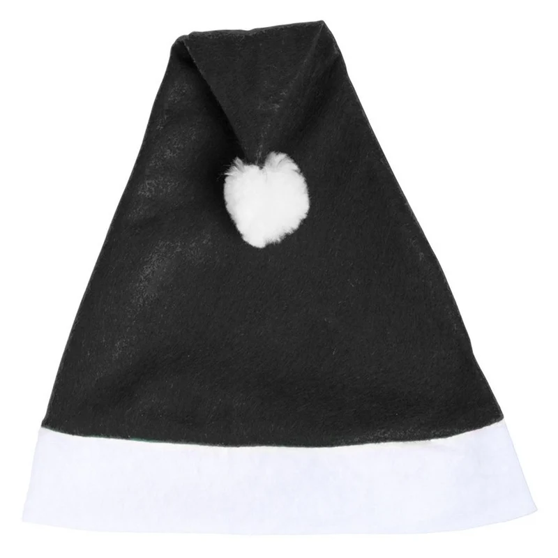 Schwarze Weihnachtsmütze