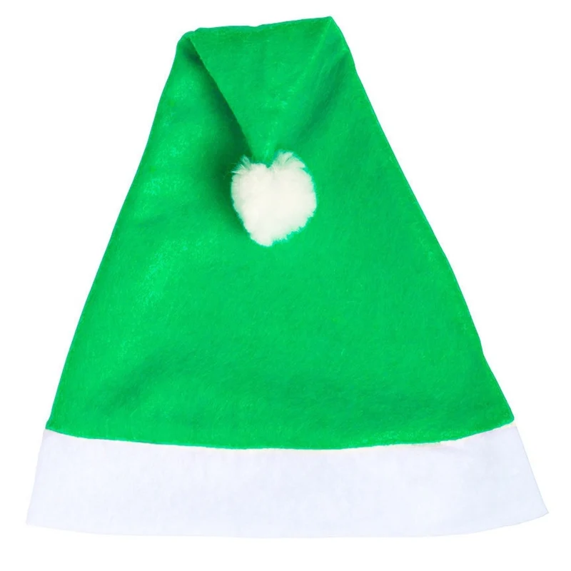 Grüne Weihnachtsmütze