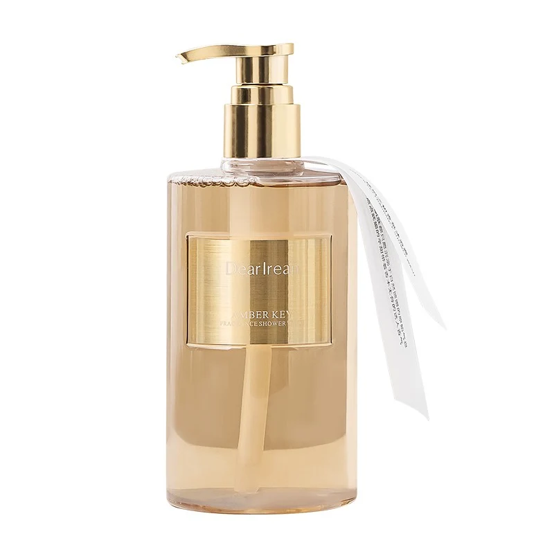 [Self-operated] China's unique Irene amino acid advanced fragrance shower gel Amber Key 350ml Oriental wood fragrance shower gel fragrance full body moisturizing cleansing non-slip shower gel