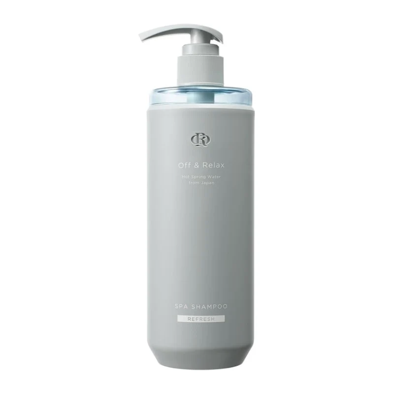 [Self-operated] Japan Off&Relax Hot Spring Clean and Refreshing Shampoo Oily Hair Savior 460ml Refreshing, fluffy, light and smooth 48h fragrance High head top oil control anti-dandruff and anti-itching oily hair love