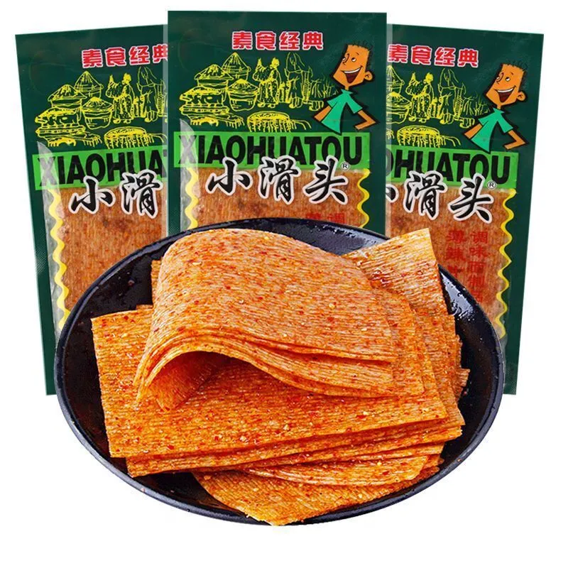 [Self-operated] Chinese Little Slippery Spicy Strips Thin Spicy Slices 18g Traditional Spicy Flavored Spicy Slices Instant Thin Spicy Slices Classic Childhood Nostalgic Snacks