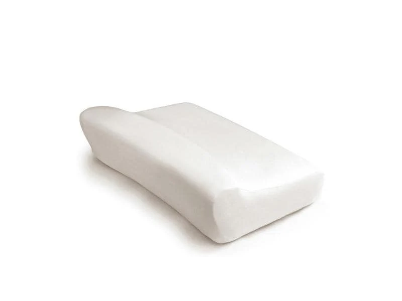 SISSEL Nackenkissen Classic, ecru, mit Veloursbezug, Grösse L, 47 x 33 x 14 cm