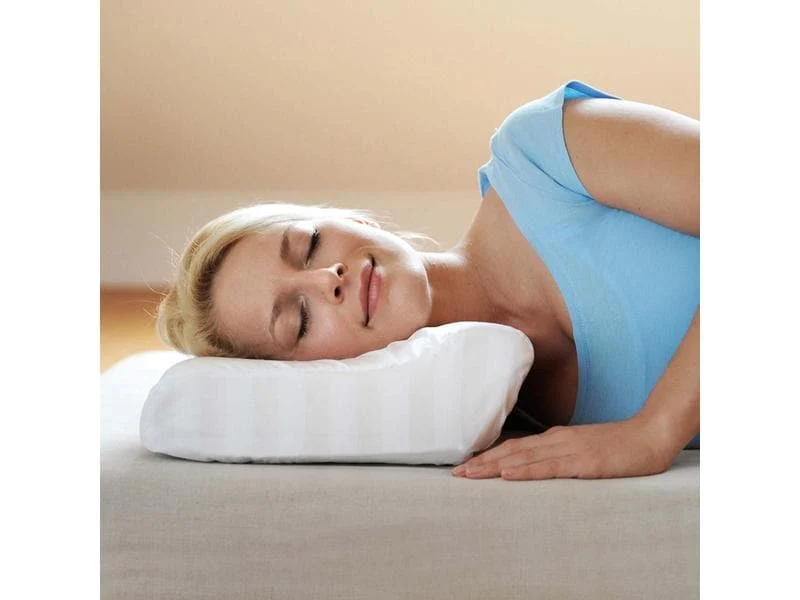 SISSEL Nackenkissen Soft Deluxe, mit Satin-Bezug, 63 x 33 cm